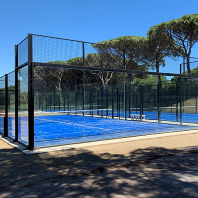 Tipo di campi accessibile delle corti di paddle tennis della sedia a rotelle con il recinto del PE