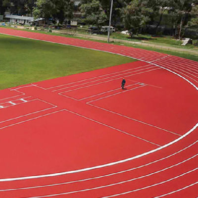 Spessore 13 mm 15 mm pista da corsa Eco-friendly materiale prefabbricato per rotoli pista atletica gomma tartano