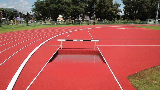 Pista di corsa sintetica di alta qualità Materiali di pista di poliuretano con elevata durata