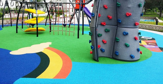 Percorso di gomma EPDM personalizzato eccellente flessibilità resistenza allo slittamento Molti colori disponibili