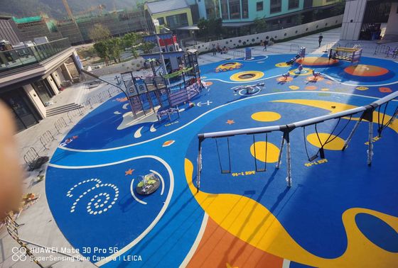 10 mm EPDM gomma pista di corsa con facile installazione eccellente resistenza allo slittamento e all'abrasione