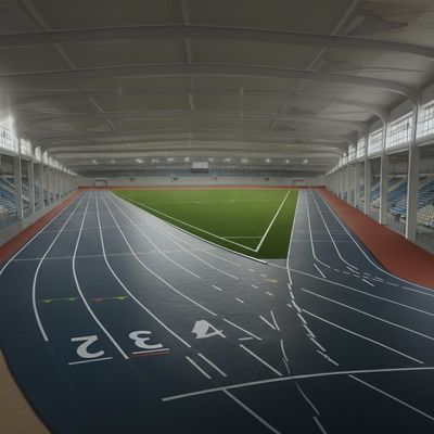Pista di corsa IAAF con assorbimento di attrito e di urti per basi in cemento e asfalto