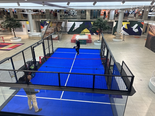 Cortile di tennis padel super panoramico resistente 15 anni Garanzia senza ruggine facile da installare