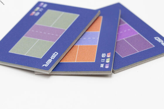 Superficie acrilica dura ad alta densità resistente agli urti pavimenti sportivi lunghezza di vita Rivestimento di campi da tennis pavimentazione di basket sostenibile Soluzione di stadio all'aperto Supporto di progettazione gratuita Standard di esportazione