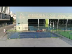 Colore personalizzabile erba artificiale campi da tennis padel con linee e standard visibili