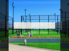 Soluzione Completa per il Campo da Padel: Recinzione, Strutture in Alluminio, Vetro Temperato, Illuminazione a LED e Tappeto Professionale - Acquisto Unico