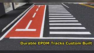 Soluzioni personalizzabili per piste da corsa in gomma EPDM durevole