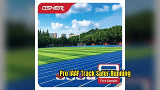 Pista da corsa Pro IAAF Superficie ad alto assorbimento degli urti