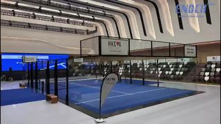 Progetto completo di installazione di campi da paddle indoor a Hong Kong